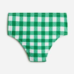 J.Crew High-rise Full-coverage Bikini Bottom in Gingham
